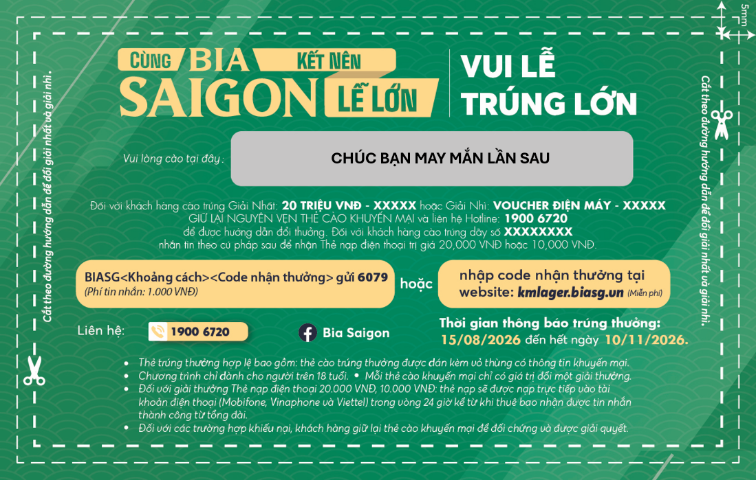 Thẻ cào không trúng